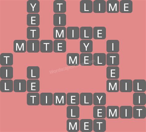 Wordscapes Level 3411 .